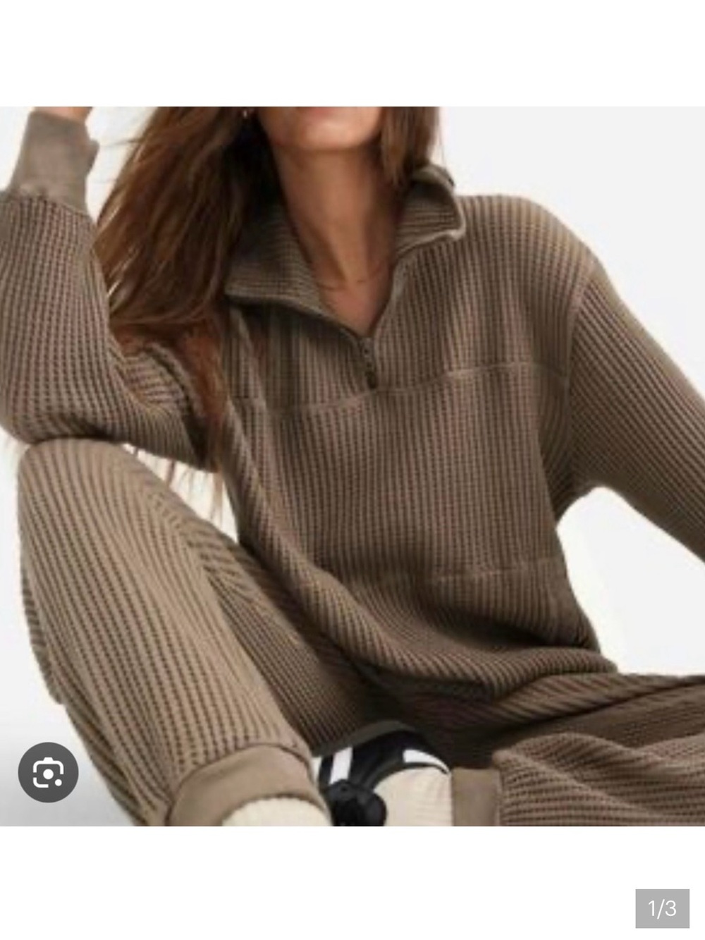 Mate The Label Waffle Knit Sweater - Size M